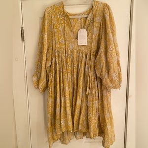 Daughter of India - Kyra Mini Dress in Cumin. Size M.